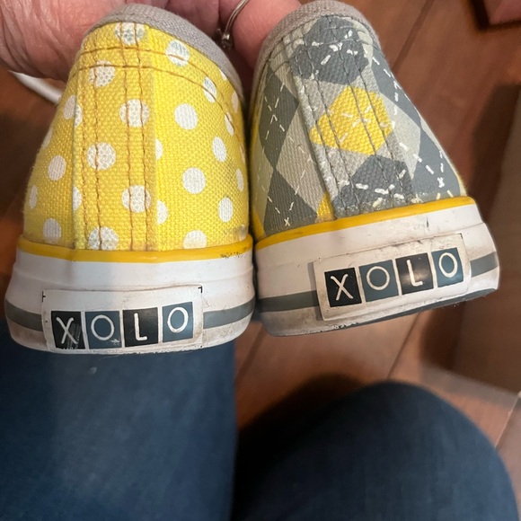 Yellow and Gray women’s shoes - Picture 3 of 4